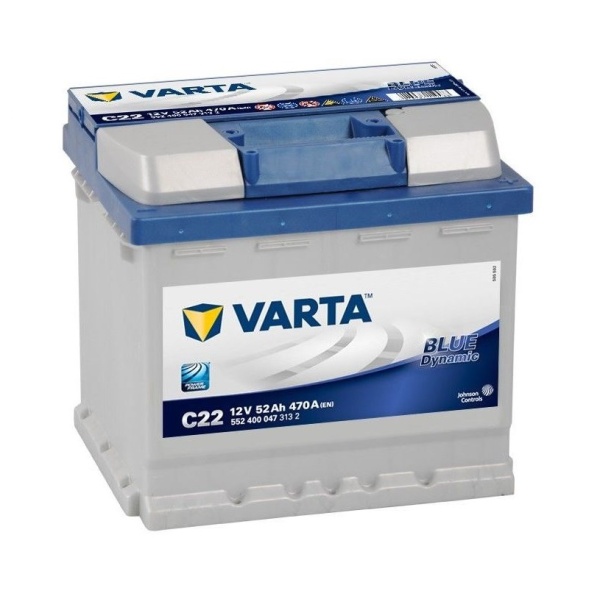 Baterie Varta Blue Dynamic C22 52Ah 470A 12V 5524000473132